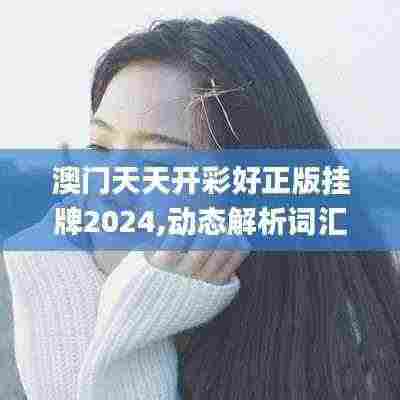 澳门天天开彩好正版挂牌2024,动态解析词汇_SE版10.270