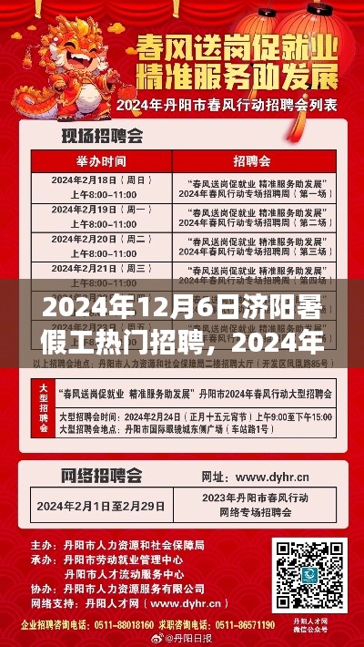 2024年济阳暑假工热门招聘全景展望