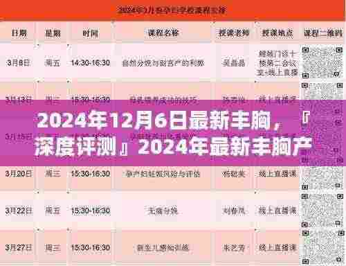 『深度评测』2024年最新丰胸产品介绍及体验报告，丰胸新选择，效果惊人！