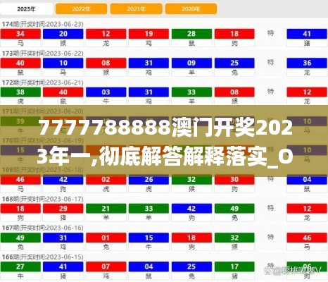 7777788888澳门开奖2023年一,彻底解答解释落实_OP2.178