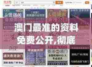 澳门最准的资料免费公开,彻底解答解释落实_视频版4.536