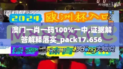 澳门一肖一码100%一中,证据解答解释落实_pack17.656
