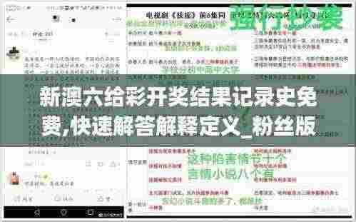 新澳六给彩开奖结果记录史免费,快速解答解释定义_粉丝版3.704