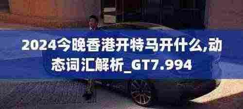 2024今晚香港开特马开什么,动态词汇解析_GT7.994