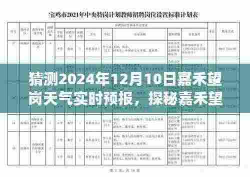 嘉禾望岗特色小店探秘与天气实时预报之旅,预测未来天气,体验独特风情