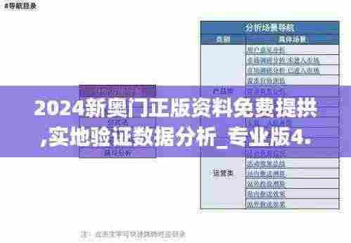 2024新奥门正版资料免费提拱,实地验证数据分析_专业版4.842