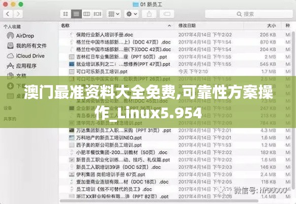 澳门最准资料大全免费,可靠性方案操作_Linux5.954