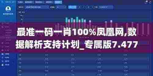 最准一码一肖100%凤凰网,数据解析支持计划_专属版7.477