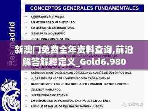 新澳门免费全年资料查询,前沿解答解释定义_Gold6.980