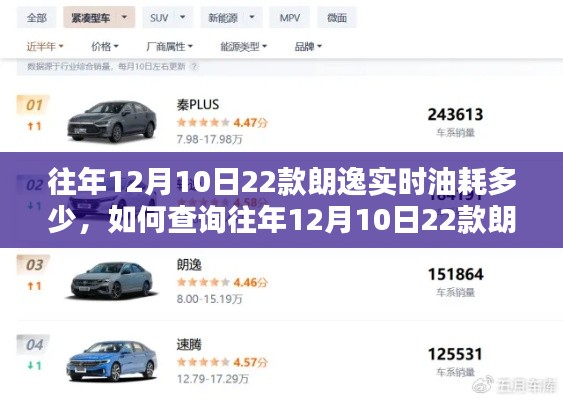 『往年12月10日22款朗逸实时油耗详解,查询步骤与指南』