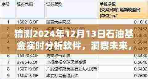 2024年12月13日石油基金实时分析软件深度探索,洞悉未来市场趋势