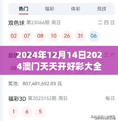 2024年12月14日2024澳门天天开好彩大全53期:澳门博彩的未来发展,从53期开始