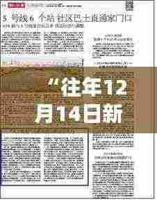 “往年12月14日新澳天天开奖免费资料”:免费获取,智慧投注的关键