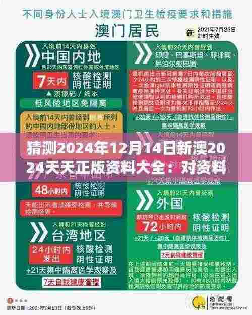 猜测2024年12月14日新澳2024天天正版资料大全:对资料时效性的深刻洞察