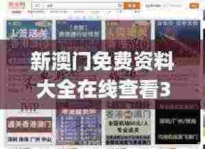 新澳门免费资料大全在线查看350期,全部解答解释落实_N版9.225