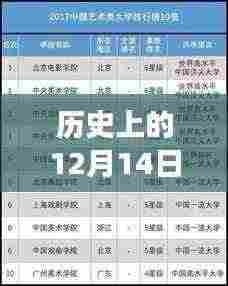 历史上的12月14日综艺深度洞察,实时排行榜揭示发展轨迹