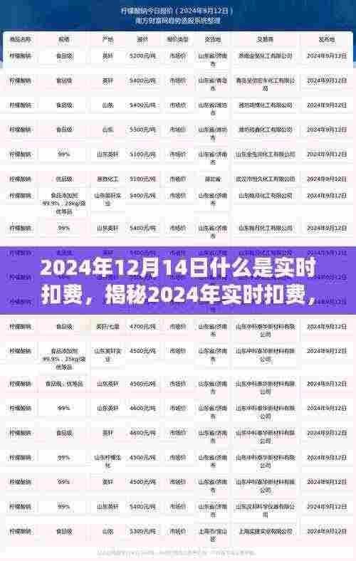 揭秘实时扣费,了解2024年瞬间扣款背后的真相