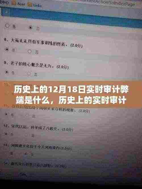 聚焦历史实时审计弊端，深度解析12月18日时间节点的实时审计问题与挑战