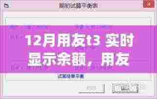 用友T3实时显示余额功能，十二月科技革新引领财务领域的实时透明之旅