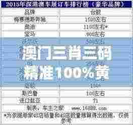 澳门三肖三码精准100%黄大仙353期独家深度分析