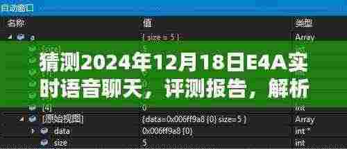 评测报告,解析猜测的2024年E4A实时语音聊天产品特性与体验