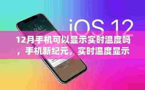 手机实时温度显示功能,新纪元的兴起与影响
