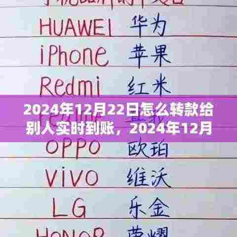 实时转账时代,如何在2024年12月22日实现金融交易的即时到账