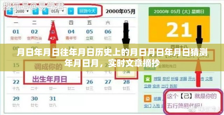 历史月日揭秘,岁月变迁下的实时文章摘抄