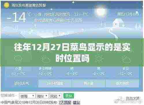 菜鸟物流往年12月27日定位信息实时更新情况分析