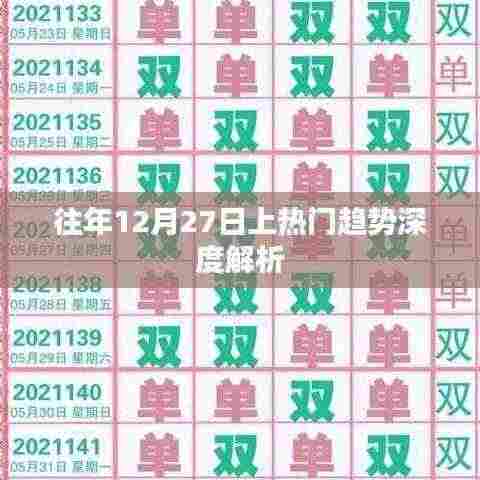 往年12月27日热门趋势深度解析报告
