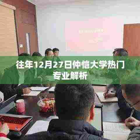 仲恺大学热门专业解析,历年来的选择趋势