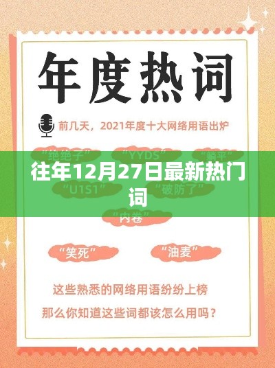 往年年末热门词汇盘点,揭秘最新流行趋势