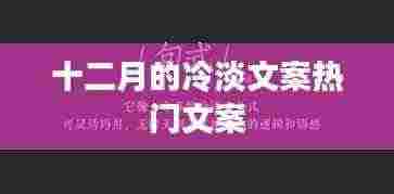 十二月的冷淡文案大赏