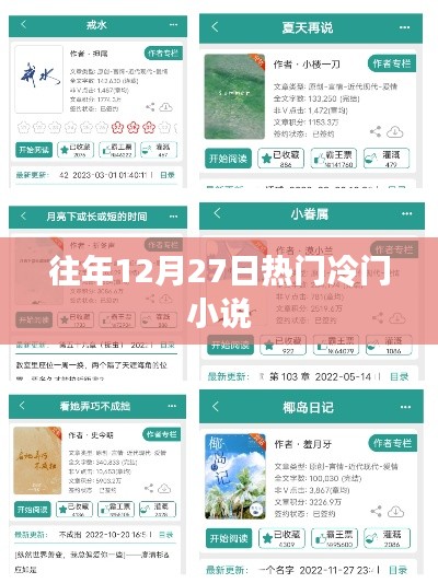 往年年末小说盘点,热门与冷门佳作推荐