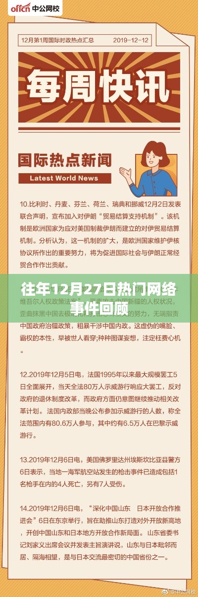 往年12月27日网络大事件盘点回顾