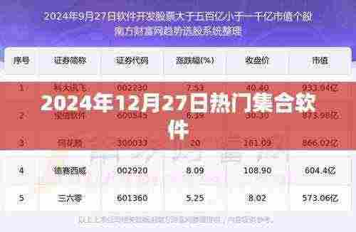 热门集合软件,2024年12月27日精选推荐
