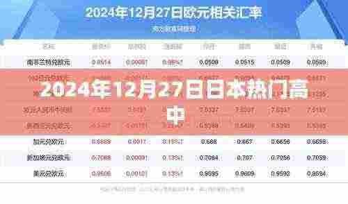 日本热门高中介绍，2024年最新排名与特色解析