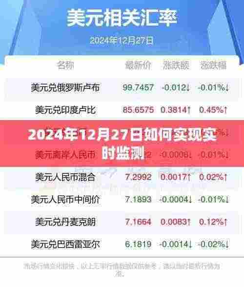 2024年实时监测实现方法,技术解析与操作指南