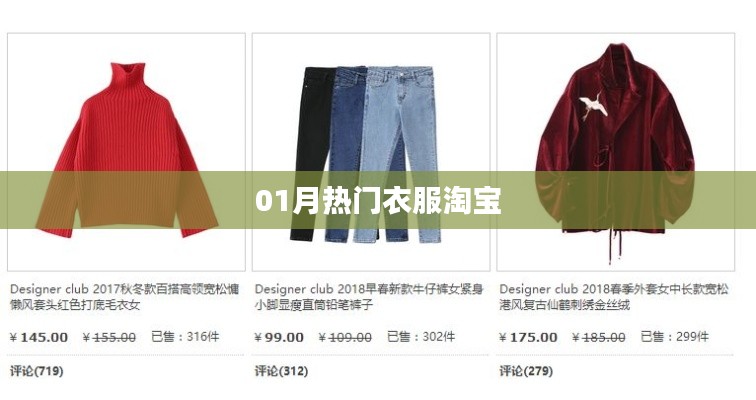 『精选时尚,一月份淘宝热门衣物推荐』