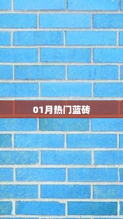 蓝砖热潮来袭，一月热门盘点！