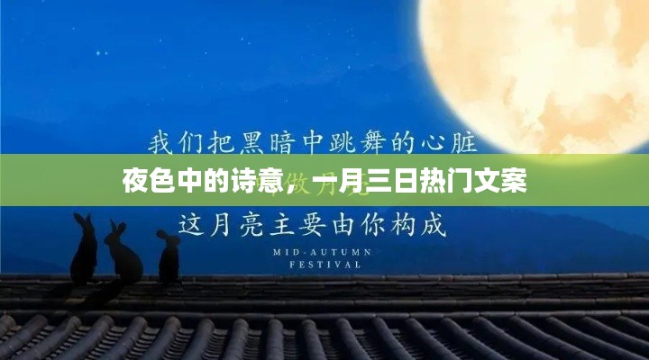 一月三日夜色诗意文案欣赏