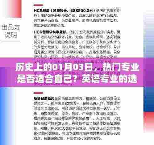 关于英语专业选择与挑战，历史上的热门专业是否适合自己？