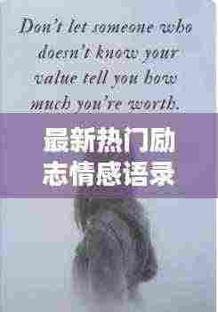 最新热门励志情感语录,触动心灵的话语