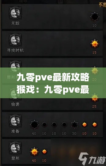 九零pve最新攻略猴戏:九零pve最新攻略猴戏百度云