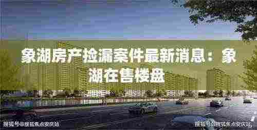 象湖房产捡漏案件最新消息:象湖在售楼盘