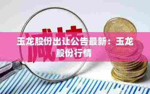 玉龙股份出让公告最新:玉龙股份行情