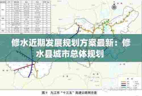 修水近期发展规划方案最新:修水县城市总体规划
