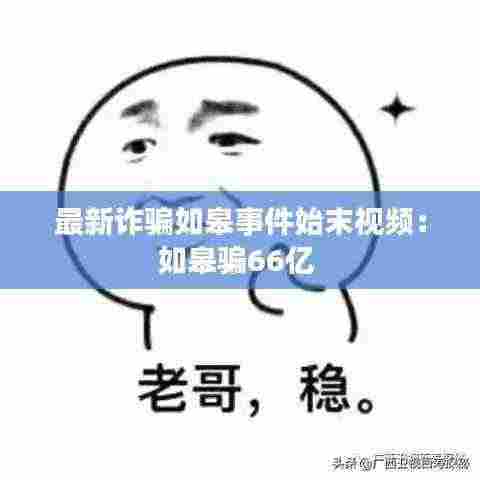 最新诈骗如皋事件始末视频:如皋骗66亿