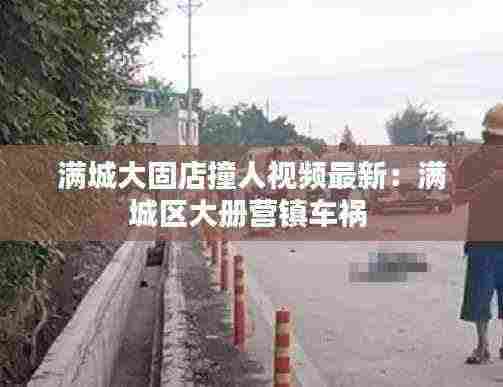 满城大固店撞人视频最新:满城区大册营镇车祸