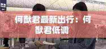 何猷君最新出行:何猷君低调